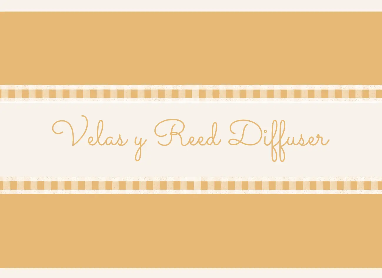 Velas y Reed Diffuser