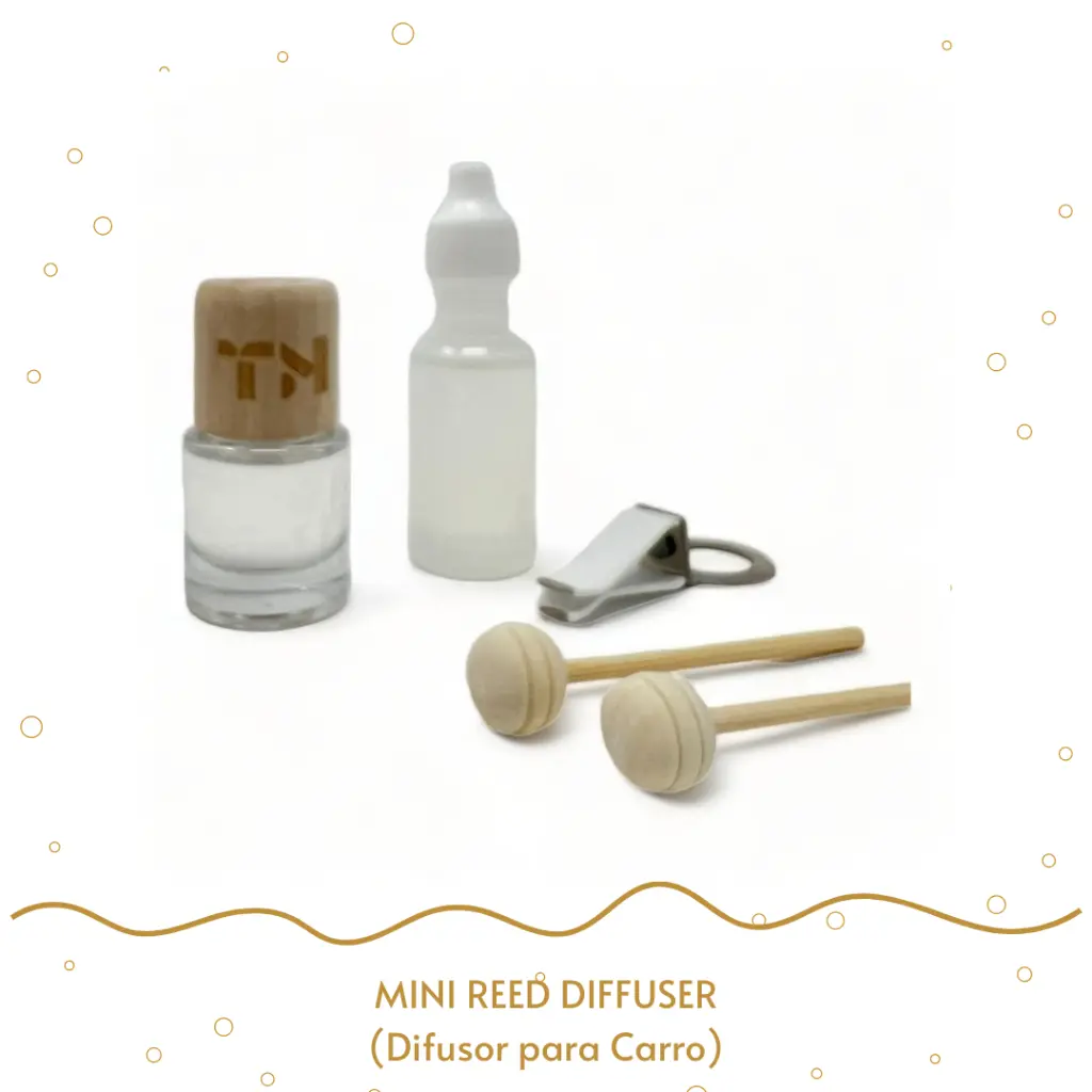 Mini Reed Diffuser carro contenido.webp